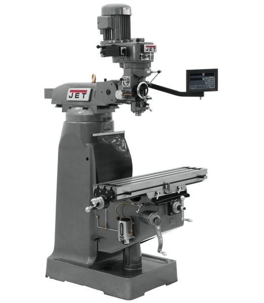 JET JT9-691196 JTM-1 Mill With 3-Axis Newall NMS800 DRO (Knee)