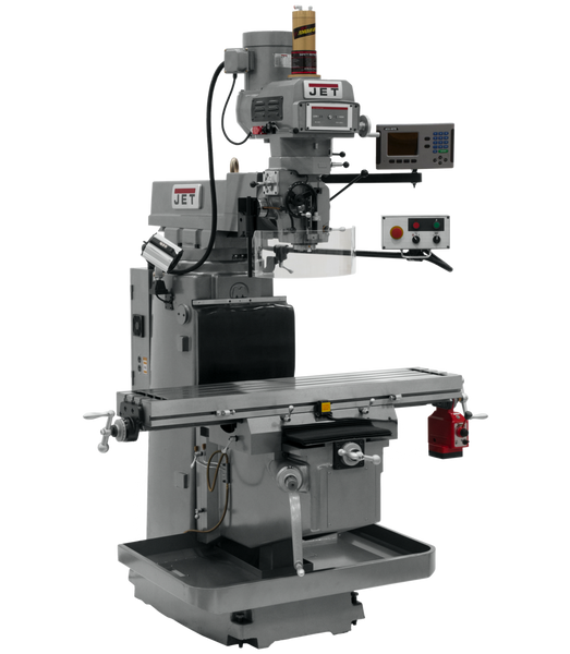 JET JT9-698056 JTM-1254VS With  ACU-RITE   203 3X (K) DRO,  X Powerfeed & Air Power Drawbar