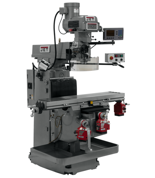 JET JT9-698065 JTM-1254VS With  ACU-RITE   203 3X (Q) DRO,  X,Y&Z   Powerfeeds