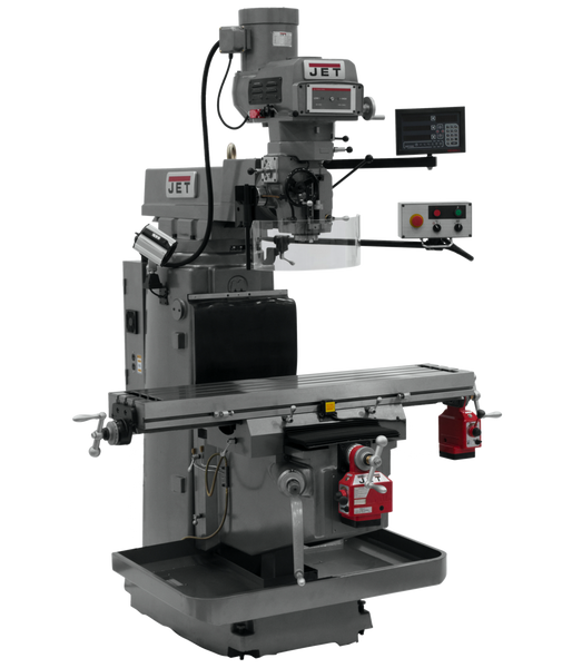 JET JT9-698074 JTM-1254VS With Newall NMS800 3X (K) DRO,  X & Y Powerfeeds