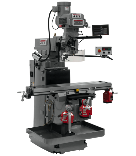 JET JT9-698076 JTM-1254VS With Newall NMS800 3X (K) DRO,  X,Y&Z  Powerfeeds
