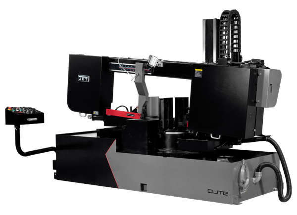 JET JT9-891170 ECB-1833DMEVS-230 Elite 18" x 33" Dual Mitering EVS Semi-Auto Horizontal Bandsaw 7-1/2HP, 230V, 3-Ph
