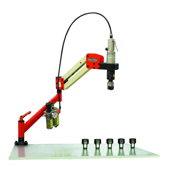 BAILEIGH BA9-1000326 Atm-27-1000; Single Arm Air Powered Tapping Machine, 1/8"-1" Tapping Capacity:39" Max Range