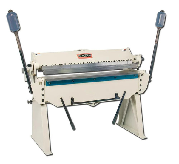 BAILEIGH BA9-1000417 Bb-4814; Manually Operated Box And Pan (Finger) Brake, 4' Length, 14 Gauge Mild Steel Capacity
