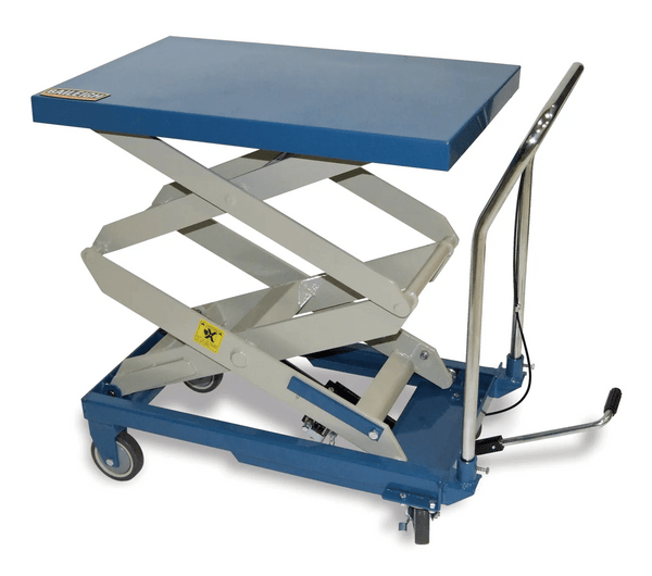 BAILEIGH BA9-1000579 B-Cartx2; Double Arm Hydraulic Lift Cart, 660 Lb Capacity, 48" Maximum Height, Table Size 32.2" X 20.4"