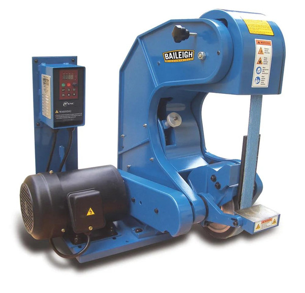 BAILEIGH BA9-1000672 Bg-260-3-220; 2" X 60" Three Wheel Variable Speed Belt Grinder 1-1/2HP, 220V Single Phase