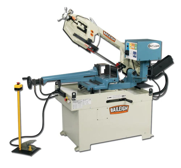 BAILEIGH BA9-1001570 Bs-350Sa; 10.63" Semi-Auto Variable Speed Dual Mitering Bandsaw 2HP, 220V 1 Phase