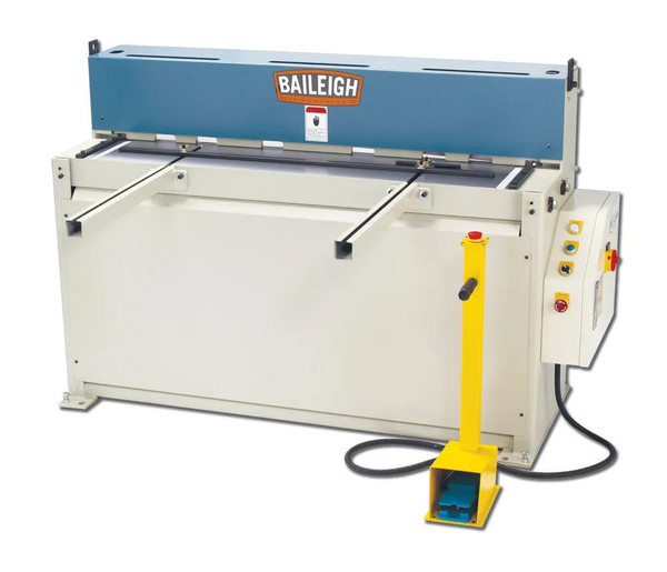 BAILEIGH BA9-1007100 Sh-5210; 220V 1Phase Hydraulic Powered Shear. 52" Length 10 Gauge Mild Steel Capacity