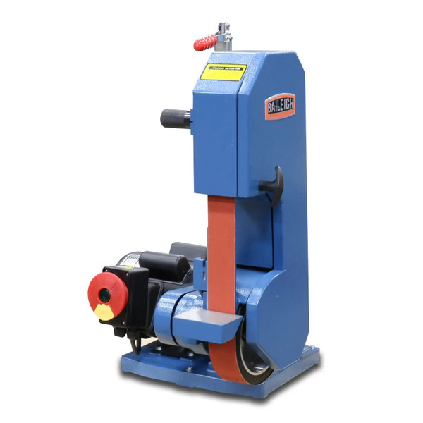 BAILEIGH BA9-1019092 Bg-248-2; 110V 2" X 48" Two Wheel Belt Grinder. Pivoting Head 1-1/2HP, 110V Single Phase
