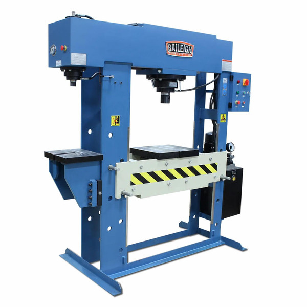 BAILEIGH BA9-1019290 Hsp-60M-C; 220V 3Phase 60/15 Ton Hydraulic H-Frame Press, 11.5" Stroke