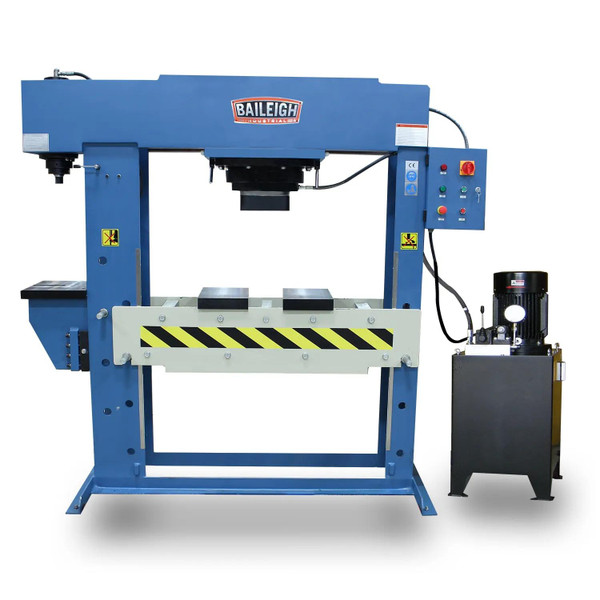 BAILEIGH BA9-1019291 Hsp-200M-C; 220V 3Phase 200/20 Ton Hydraulic H-Frame Press, 13.5" Stroke