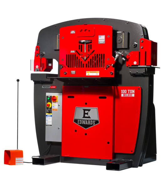 EDWARDS 100T DELUXE IRONWORKER-3PH,208V,AC IW100DX-3P208-AC