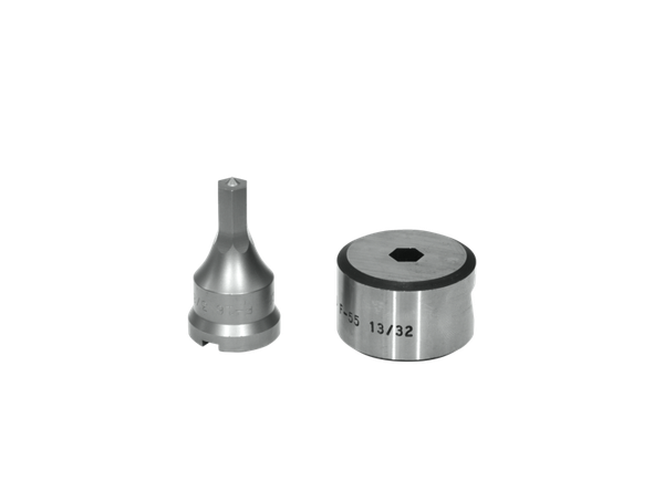 EDWARDS ED9-PDH3/8 3/8" Hex Punch & Die Set With Key-Way