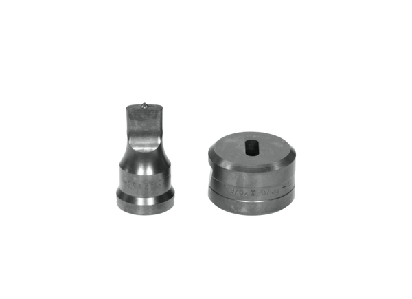 EDWARDS ED9-PDOB1/4X3/4 1/4X3/4 Oblong Punch & Die Set With Key-Way