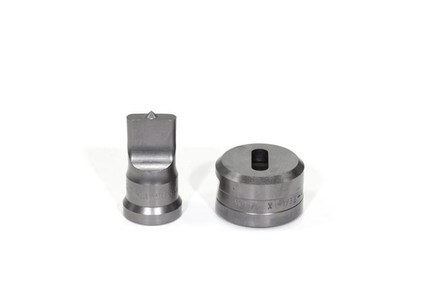 EDWARDS ED9-PDOB5/16X1 5/16X1 Oblong Punch & Die Set With Key-Way
