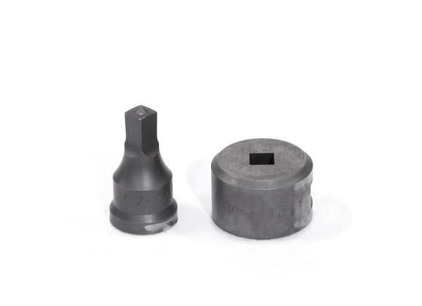 EDWARDS ED9-PDSQ13/32 13/32" Square Punch & Die Set With Key-Way