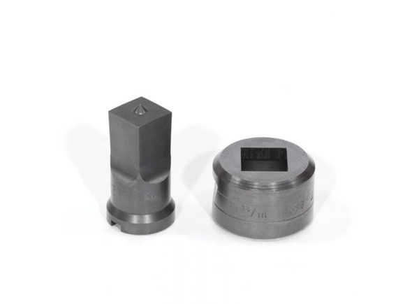 EDWARDS ED9-PDSQ25/32 25/32" Square Punch & Die Set With Key-Way