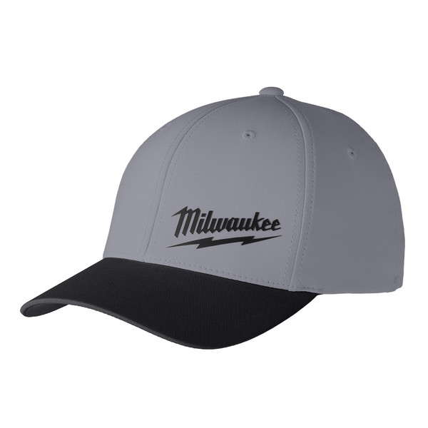 Milwaukee 507DG-LXL WORKSKIN Performance Fitted Hat - Dark Gray LXL