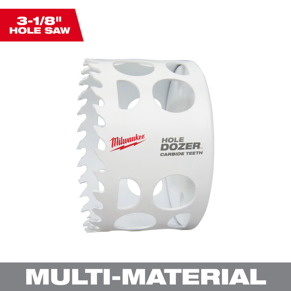 Milwaukee 49-56-0735 3-1/8" HOLE DOZER with Carbide Teeth Hole Saw