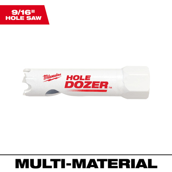 Milwaukee 49-56-0002 9/16" HOLE DOZER Bi-Metal Hole Saw