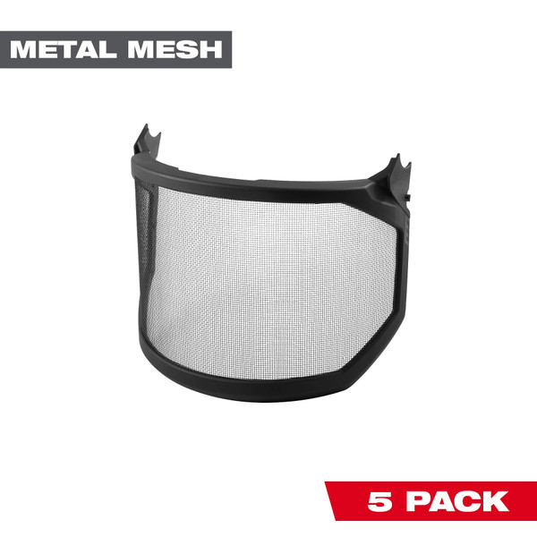 Milwaukee 48-73-1432 5pk Mesh Shield Replacement (Helmet & Hard Hat Mount)