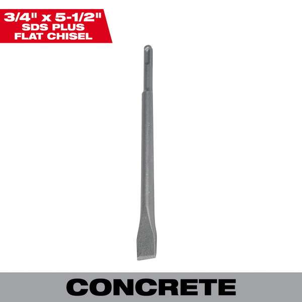 Milwaukee 48-62-6014 SDS-Plus 5-1/2 in. Flat Chisel