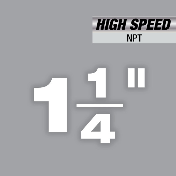 Milwaukee 48-36-1010 1-1/4" HIGH SPEED NPT Portable Pipe Threading Forged Aluminum Die Head