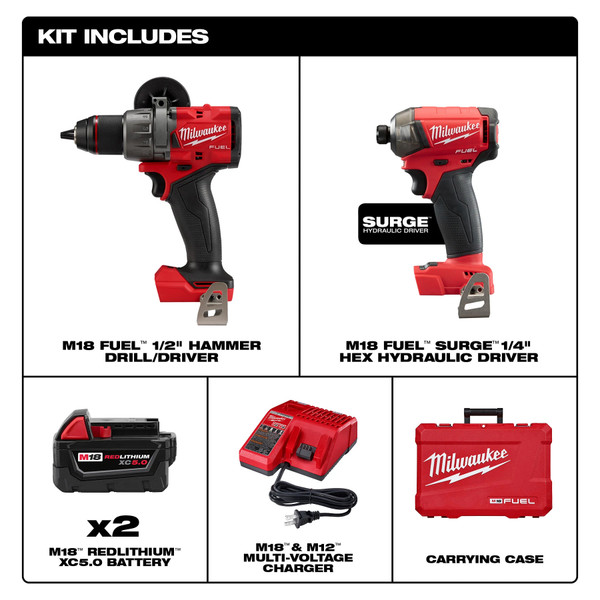 Milwaukee 3699-22 M18 FUEL 2-Tool Combo Kit