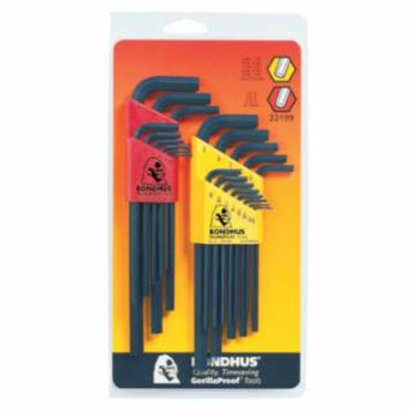 INCH/MM HEX L-WRENCH SETW/12137 & 1