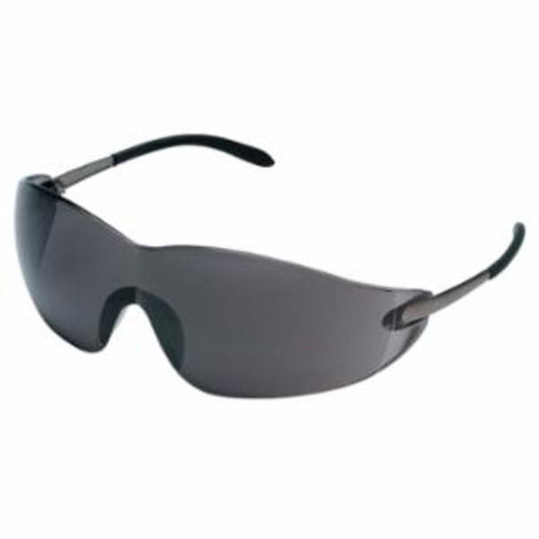 MCR SAFETY BLACKJACK CHROME FRAMEGREY LENS SAFETY GLASS