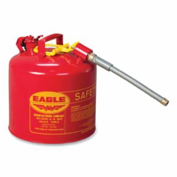 EAGLE 5 GAL 12" FLEX SPOUT7/8"OD SAFETY CAN