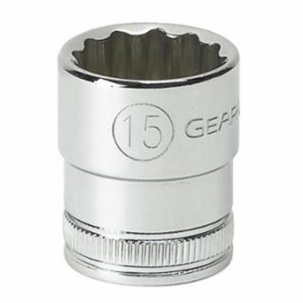 3/8" DRIVE 12 POINT STANDARD METRIC SOCKET 6MM