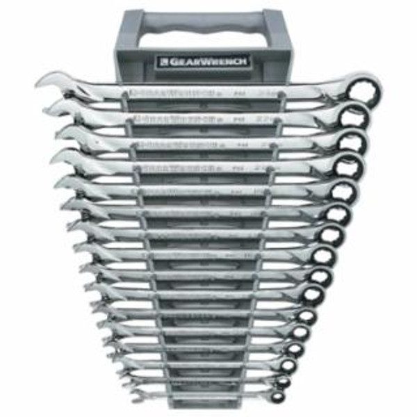 GEARWRENCH 16PC METRIC XL RATCHETING WRENCH SET