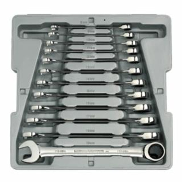 GEARWRENCH 12PC METRIC RATCHETING WRENCH SET