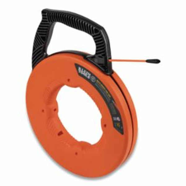 Klein Tools 56382 Multi-Groove Fiberglass Fish Tape with Nylon Tip, 50-Foot