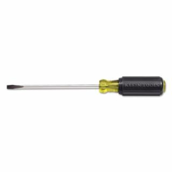 Klein Tools 605-8 1/4-Inch Cabinet Screwdriver, Heavy Duty, 8-Inch Round Shank