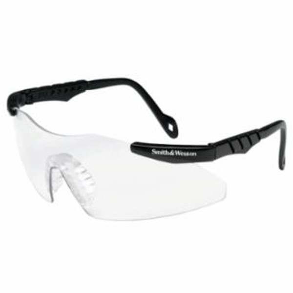 SMITH AND WESSON S&W MAGNUM 3G SAFETY GLASSES BLK FRAME FF/CLEAR