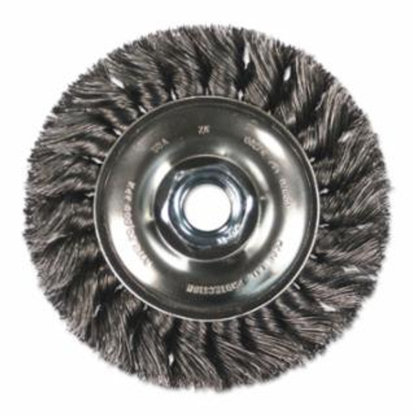 3" STANDARD TWIST KNOT WHEEL .014 CS WIRE