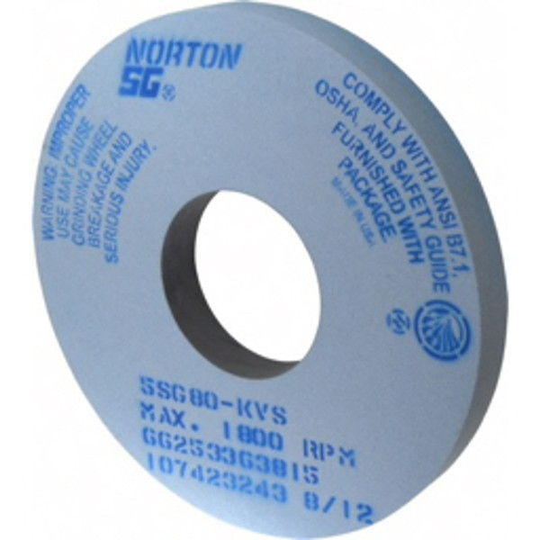 Norton 66253363815 14 X 1-1/2 X 5 " Sg Toolroom Wh 5Sg 80 K Vs T01