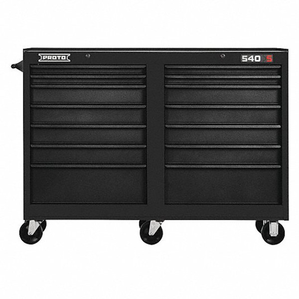 PROTO WORKSTATION 54 IN 14 DRAWER BLACK