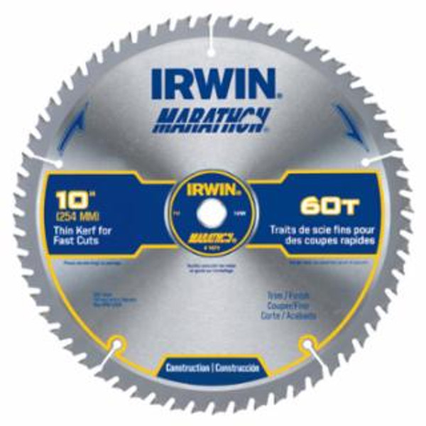 IRWIN 10" X 60T X 5/8" MARATHON CIRCULAR SAW BLADE