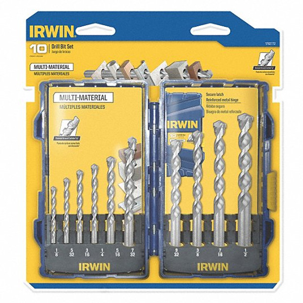 IRWIN 10 PC. MULTI MATERIAL PRO SET