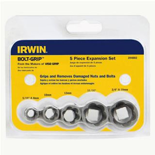 IRWIN BOLT GRIP 5PC UPGRAD E SET IRWIN