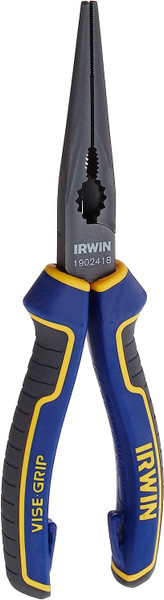 IRWIN 8IN STANDARD LONG NOSE PLIERS