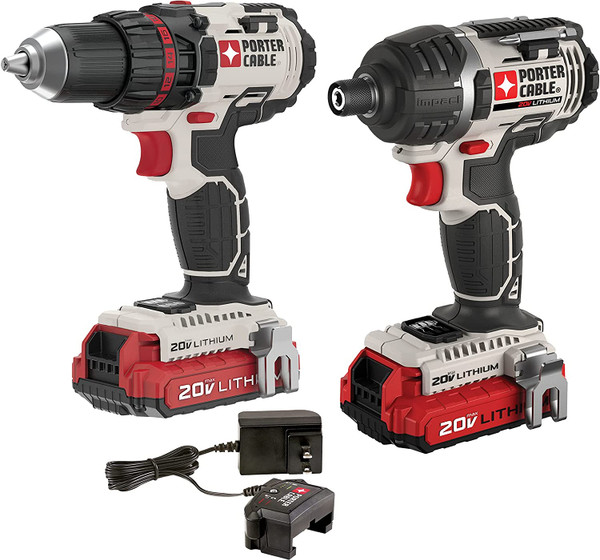 PORTER CABLE 20V MAX LITHIUM 2 TOOL COMBO KIT (DRILL/DRIVER)