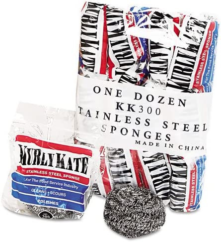 Continental Manufacturing Company PUX300 C-Stnls Steel Sponge Medium #300 (Ca/144) (1 CA)