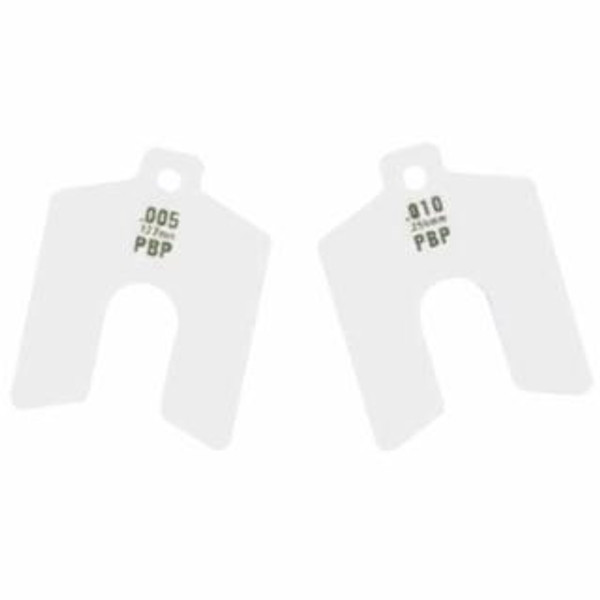 .015" X 8" X 8" 300 SS SLOTTED SHIM - 5/P