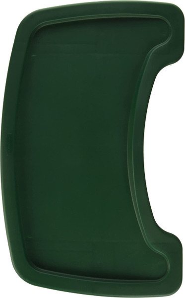 RUBBERMAID COMMERCIAL TRAY F/STURDY CHAIR YOUTH SEATING DARK GREEN