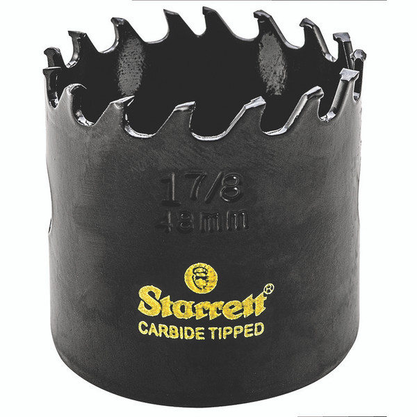 L.S. STARRETT TRIPLE CHIP TUNGSTEN CARBIDE 1-7/8" - 48MM