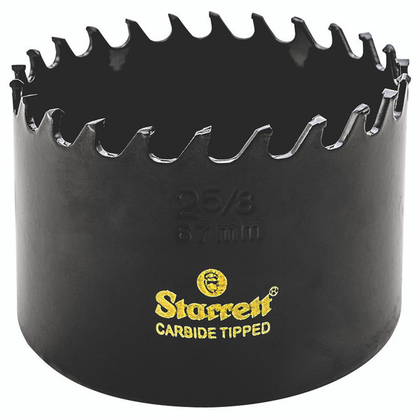 L.S. STARRETT TRIPLE CHIP TUNGSTEN CARBIDE 2-5/8" - 67MM